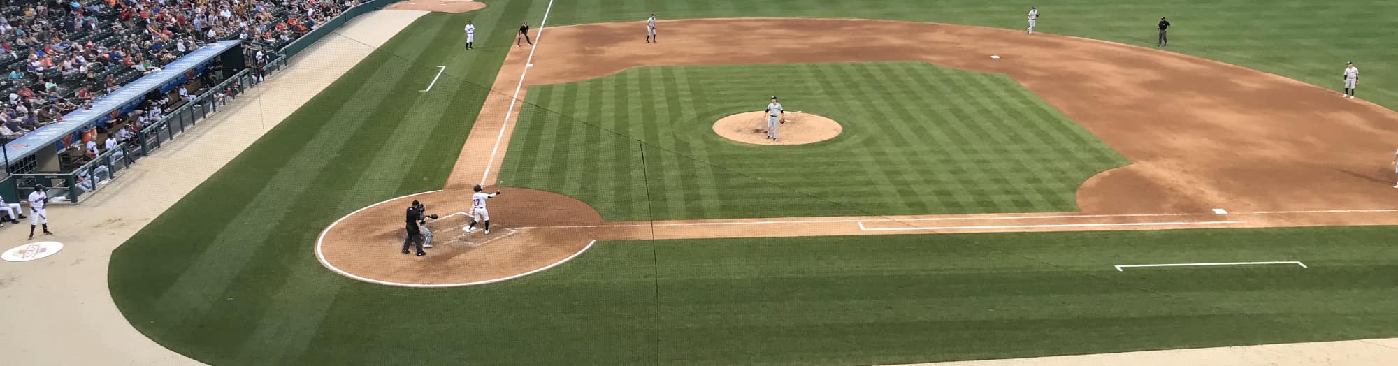 green baseball field Cleveland