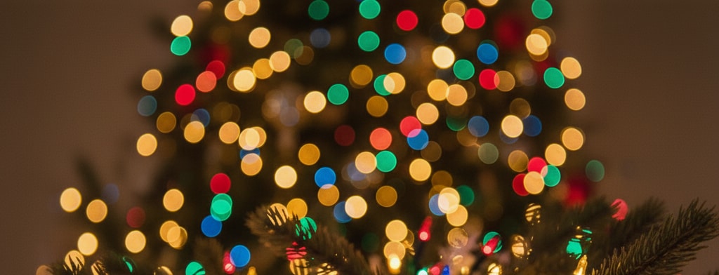 bokeh christmas lights Cleveland